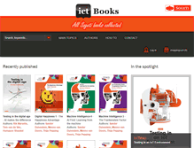 Tablet Screenshot of ict-books.com